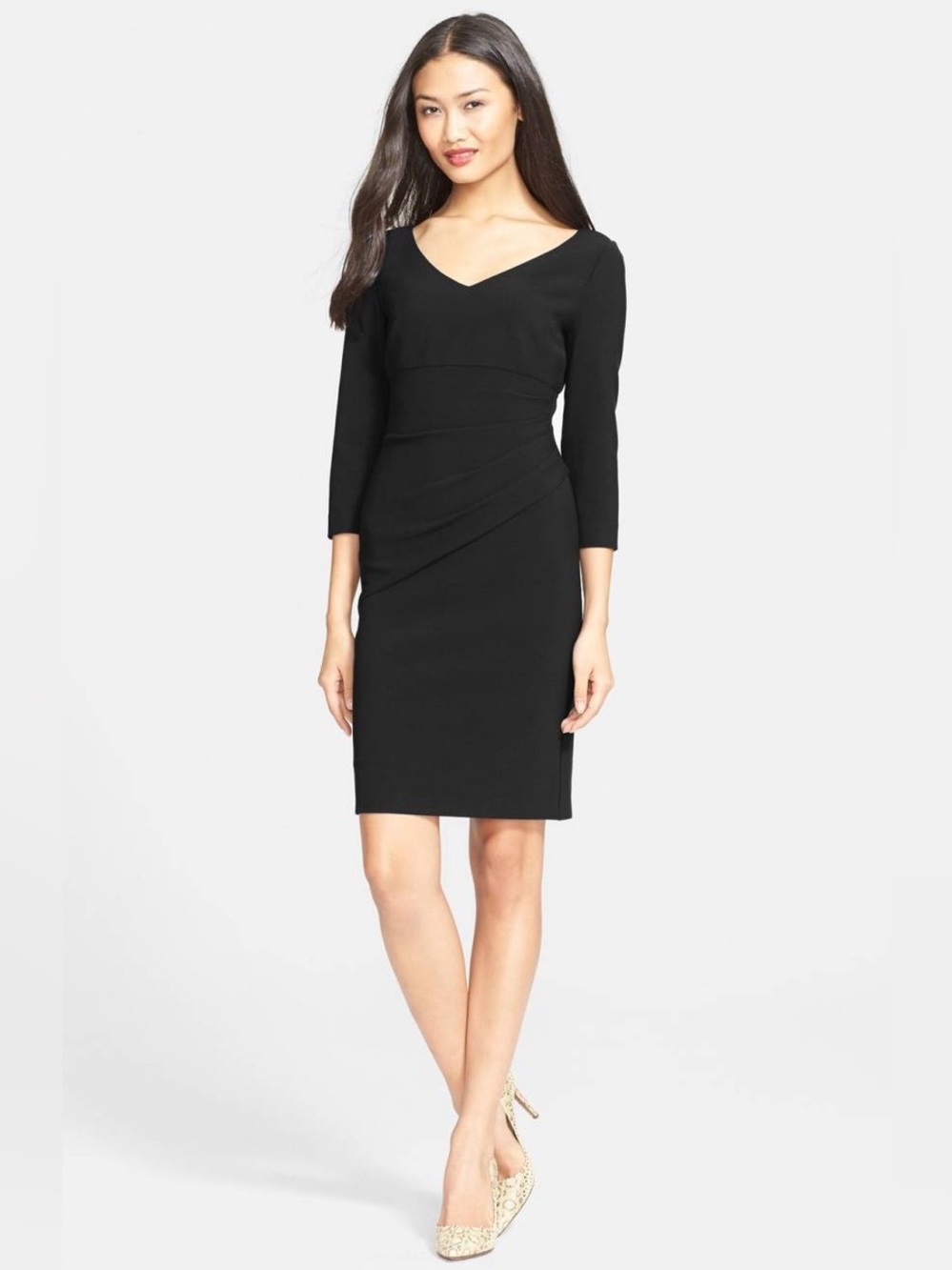 Diane von Furstenberg Bevin Three Quarters Sheath Dress